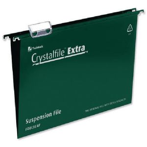 Rexel Crystalfile Susn File Grn Pk25