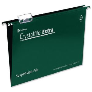 Crystalfile Xtra A4 Grn Pk25 70634