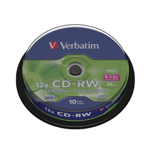 Verbatim Datalife + CDRW812x Pk10
