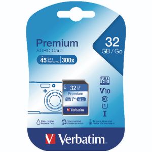 Verbatim SDHC Mem Card Class 10 32Gb