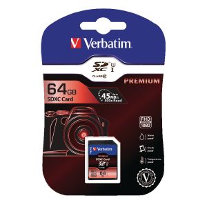 Verbatim 64Gb SDXC Memory Card 44024