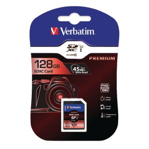 Verbatim Premium SDXC Mem Card 128Gb