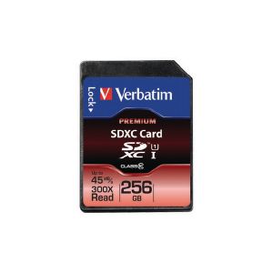 Verbatim Premium 256GB SDXC Mem Card
