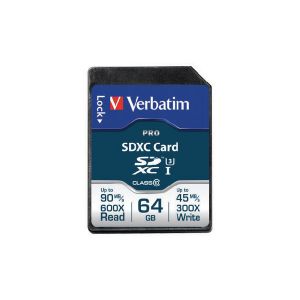 Verbatim Pro SDXC 64Gb Memory Card