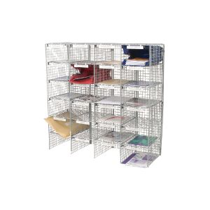 GoSecure Mail Sorter 24 Compart Grey