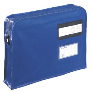 Gusset Mailing Pouch Blue
