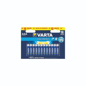 Varta High Energy AAA Battery Pk12