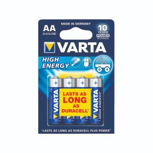 Varta High Energy AA Battery Pk4