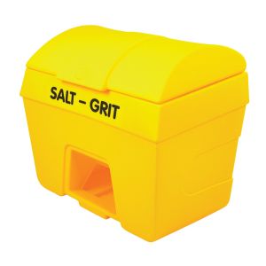 Salt/Grit Bin with Hopper 400L Ylw