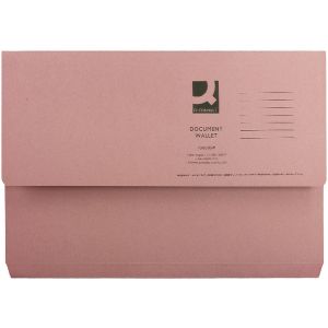 Document Wallet 220gsm Fc Pink Pk50