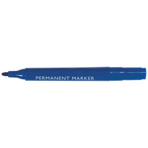 Blue Permanent Marker Bullet Pk10