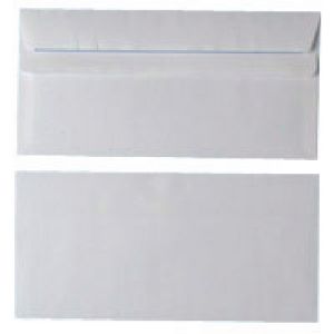 Envelope DL 80gsm SS White Pk1000