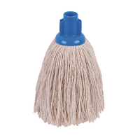 2Work 12oz Twine Rough Mop Blu Pk10