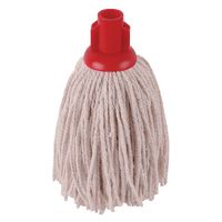 2Work 12oz PY Smooth Mop Red Pk10