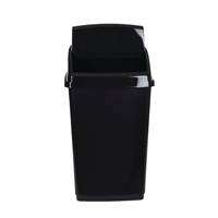 2Work Swing Top Bin 30 Litre Black 2Work Swing Top Bin 30 Litre Black