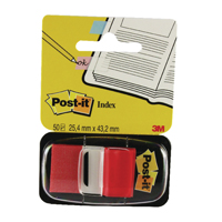 3M Postit Tape Flags Red 680-1 Pk600