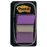 3M Post-It Index Tab 25mm Pple Pk600