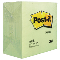 Post-it Note Cube 76x76 452Sht Ylw