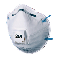 3M 8822 Respirator P2 Valved Pk10