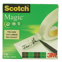 Scotch Invisible Tape 19mmx66m