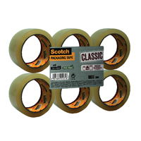 Scotch Packaging Tape 50mmx66m Pk6