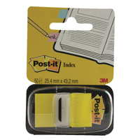 3M Post-It Index Yellow 25mm