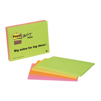 Post-It Meetng Ntes Ast 8x6 45Sh Pk4