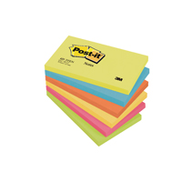 Post-It Notes Wrm Neon 127x76 Pk6