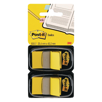 Postit Index Flag Dispenser Ylw Pk2