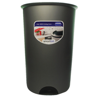 Addis Round Bin Base 50L Met Grey