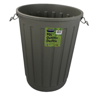 Addis Dustbin Base Round 90L Grey Addis Dustbin Base Round 90L Grey