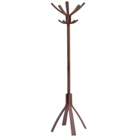 Alba Cafe Coat Stand Dark Wood