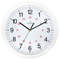 Acctim Metro 12 Wall Clock White