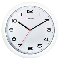 Acctim Aylesbury Wall Clock Wht