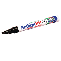 Artline 90 Markers Black Pk12