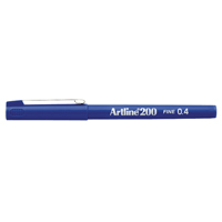 Artline Pen 0.4mm Tip Blue 200 Pk12