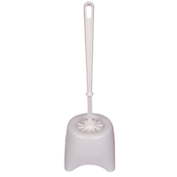 Toilet Brush and Holder Economy Wht