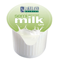 Lakeland Semi-Skim Milk Pots Pk120