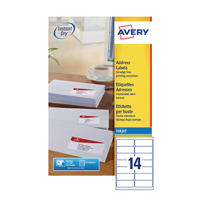 Avery I/Jet Labels 99.1x38mm 14