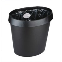 Avery DR500 18 Ltr Waste Bin Black