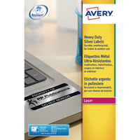 Avery Heavy Duty Silver Laser Labels