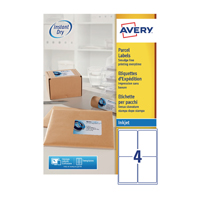 Avery Qckdry Wht Add 4Lbls/Sht Bx100 Avery Qckdry Wht Add 4Lbls/Sht Bx100