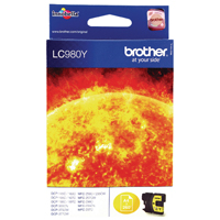 Brother LC980Y Ink Cartridge Yellow