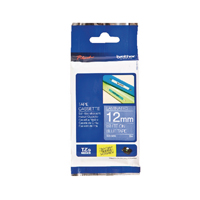 Brother TZe Tpe 12mmx8m Wht/Blue Tpe