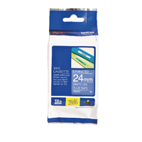 Brother TZe Tpe 24mmx8m Wht/Blue Tpe