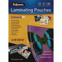 Fellowes A4 Lam Pouch 160mic Pk100