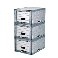 Bankers Box Drawers Grey Wht Pk5