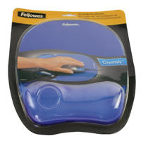 Fellowes Crystal Blue Gel Mouse Pad