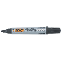 Bic 2000 Bullet Perm Marker Blk Pk12