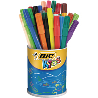 Bic Kids Visa Col Felt Pens Ast Pk36